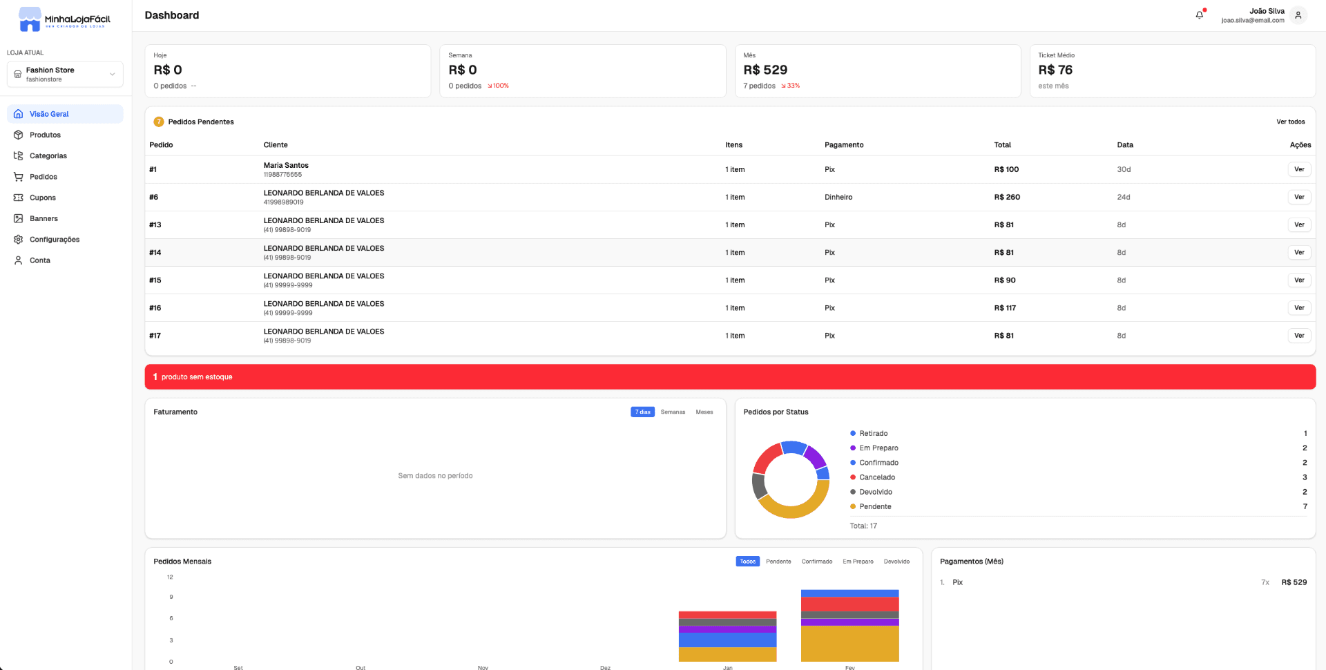 MinhaLojaFácil: ERP de vendas no WhatsApp e lojas virtuais