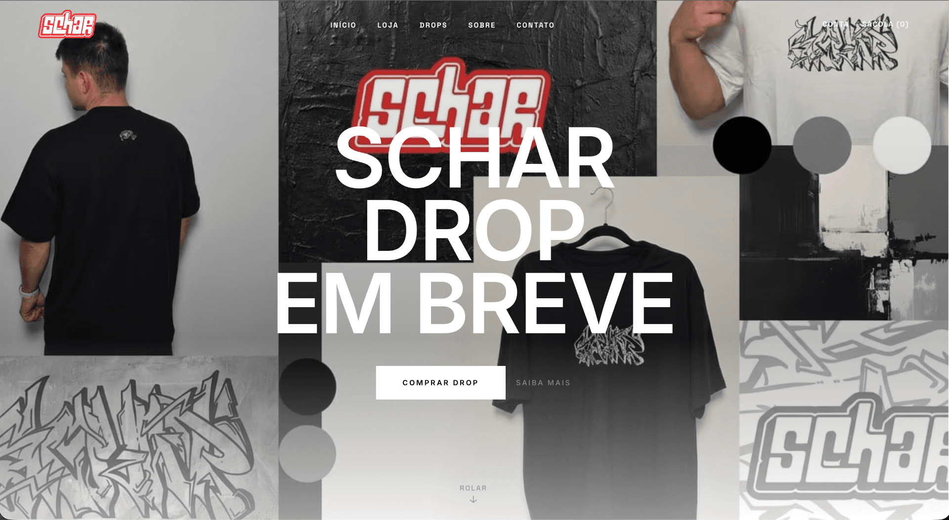 SCHAR: e-commerce de streetwear com experiência de drop